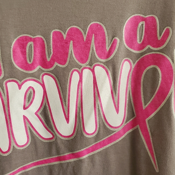 🐿️OFFER $25🐿️ SURVIVOR Tee for Breast Cancer Awareness, 3XL - Picture 3 of 7